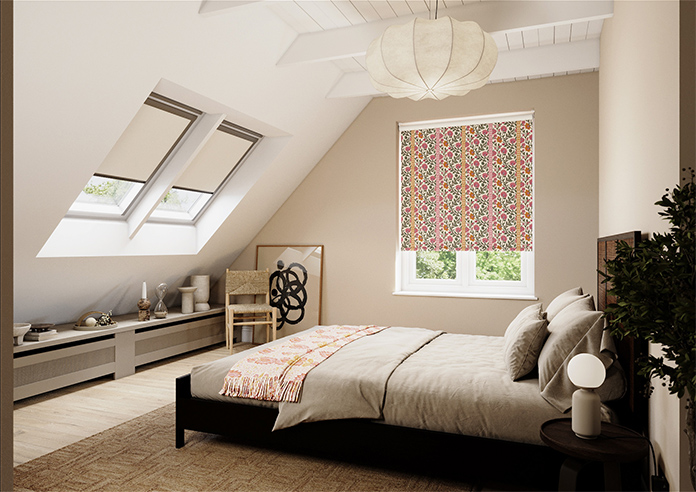 Petal & Block Latika Stripe, Sunset - Twist & Fit Roller Blind - Image 7